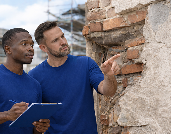 Concrete damage investigation project
