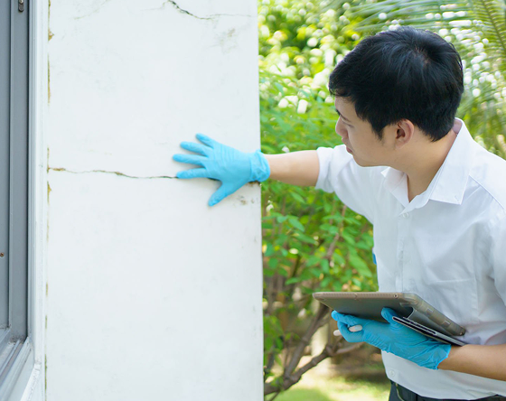 Concrete damage investigation project