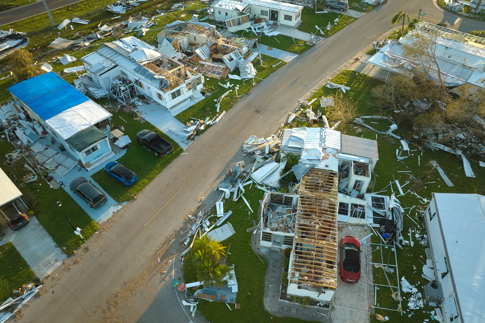 Storm damage to a property
